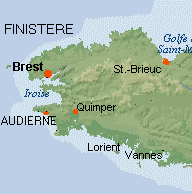 En Bretagne,dans le Finistre, Prs de la Pointe du raz